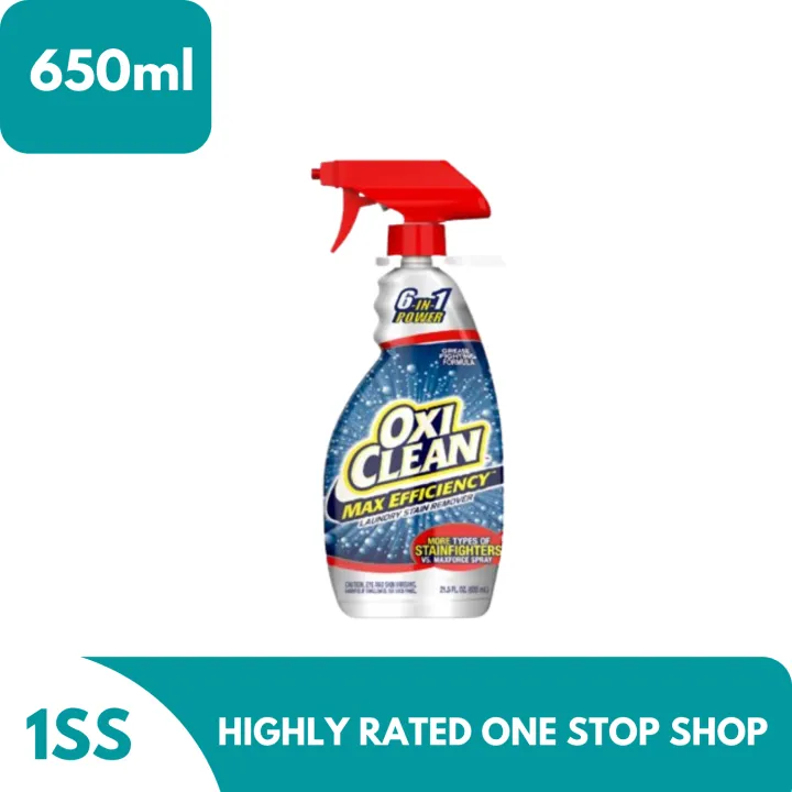 OxiClean Laundry Max Efficiency Stain Remover 650ml (packaging may vary) Lazada PH