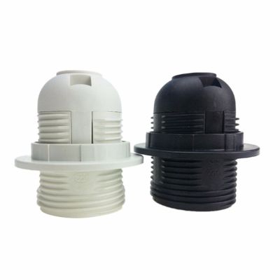 【YF】◙♚  250V 4A E27 Bulb Base Plastic Screw Lamp Holder Pendant Socket Lampshade for 1PC