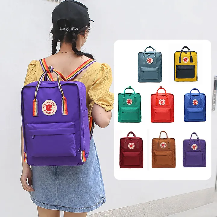 Fjallraven Kanken Waterproof Unisex Backpack กระเป๋าสะพายคลาสสิกน้ำหนัก