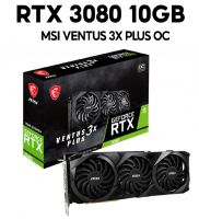 MSI RTX 3080 VENTUS 3X PLUS 10G OC VGA GeForce (การ์ดแสดงผล การ์ดจอ) สินค้าใหม่มือ 1 ประกันศูนย์ไทย 3 ปี