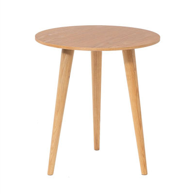 Modernform โต๊ะกลางไม้ ทรงเหลี่ยมมน ขนาดเล็ก รุ่น CMPP-00240 ขาทรงมน สีไม้ธรรมชาติ ขนาด 50x50x54.6cm
