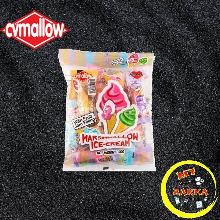 [MZK] CV Mallow Mashmallow Ice Cream 50gm | Lazada