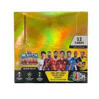 2023-22 Topps Match เกม Attax Uefa แชมป์เปี้ยนลีกบัตรซูเปอร์สตาร์พัดลมเด็กของขวัญของเล่นสำหรับสะสม