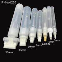 7 pcs/set Plastic Empty Pen Rod 3mm 8mm 10mm 15mm 30mm Barrels Tube for Graffiti Pen Liquid Chalk Markers Paint Pen Accessories