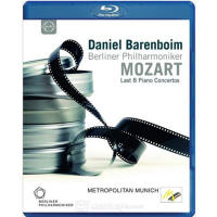 Blu ray 25g Mozarts last 8 Piano Concertos 20-27 Barenboim Berlin Philharmonic 2012