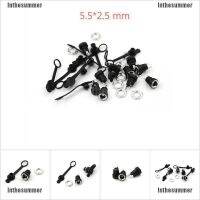 Inthesummer❥ 10 sets 12V 3A DC Power Male Plug Female Socket Waterproof Jack Nut Panel Mount