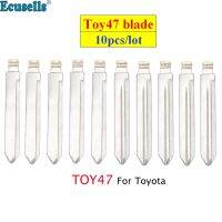 10pcs/lot Toy47 toy 47 uncut flip blank key blade for Toyota Corolla