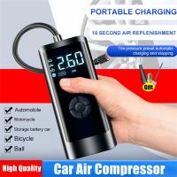 Portable Car Air Compressor 12V 0.2-160PSI Wireless Vehicle Car Motorcycle Bicycle Inflation Pump Multifunctional Air Pump