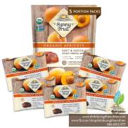 HCM Mơ Khô Hữu Cơ Sunny Fruit Organic Dried Apricots, 250g 5 Túi Nhỏ