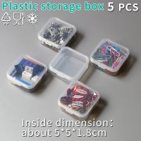 Small Storage Transparent Plastic Jewelry Earrings Rings Beads Boxes Food Grade