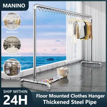 5 rod Wall Mount Retractable Clothes Drying Rack Space - Temu