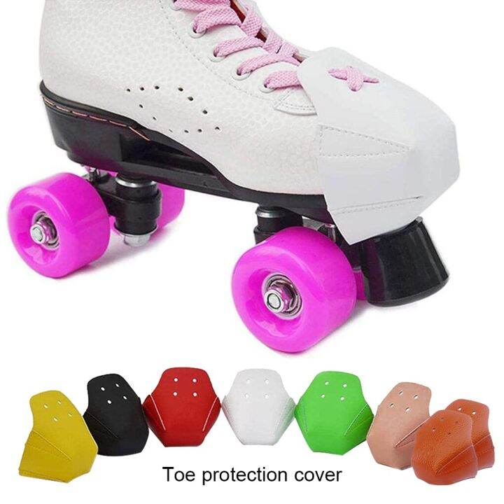 1-pair-skates-roller-anti-friction-feet-toe-cap-guard-leather-skating-cover-protectors-for-outdoor-training-orange