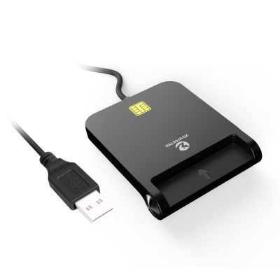 【CW】 ZOWEETEK EMV USB Smart Card Reader for ID IC ATM Smart Card ZW-12026-8