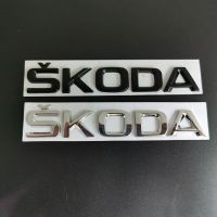3D ABS High Quality ABS SKODA OCTAVIA Car Letters Rear Trunk Emblem Badge Sticker Decal Styling Auto Accessories