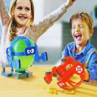 Balloon Bot Battle Puncher Remote Control Boxing Combat Robot Blasting Balloon Battle Toy Parent-Child Education Puzzle