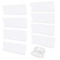 8pcs Adjustable Couch With Tape Strong For Dust Furniture Gap Bumper Thin Adhesive Under Bed Clear PVC Dresser Toy Blockers