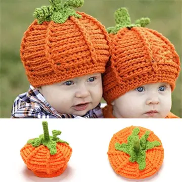 Baby Knitted Beret Baby Hat Toddler Painter Hat Pumpkin Cap Infant Beanie  Hat