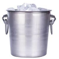 Stainless Steel Ice Punch Bucket Wine Beer Cooler Champagne Cooler Portable Bar Party Club Ice Bucket Container 5L