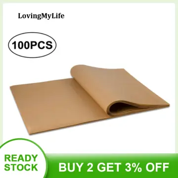 New 500 Pcs Unbleached Parchment Paper Baking Sheets, 4X4 Inches Non-Stick  Precut Baking Parchment, Perfect for Wrapping - AliExpress