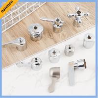 NANMEN 1Pcs ลูกบิด วาล์วเปิดอย่างรวดเร็ว แกน Handwheel รางน้ำขนาดเล็ก Faucet Handle ที่จับอ่างล้างหน้า วาล์วสามเหลี่ยม