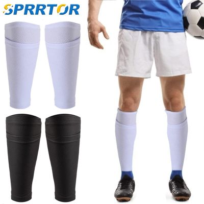 1 Pair Sports Soccer Shin Guard Pad Sleeve Sock Leg Support Football Compression Calf Sleeve Shinguard For Adult Teens Children