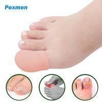 ✐❒ Pexmen 2/4/8Pcs Gel Toe Cap and Protector Big Toe Guards for Protection of Ingrown Toenails Corns Calluses and Blisters