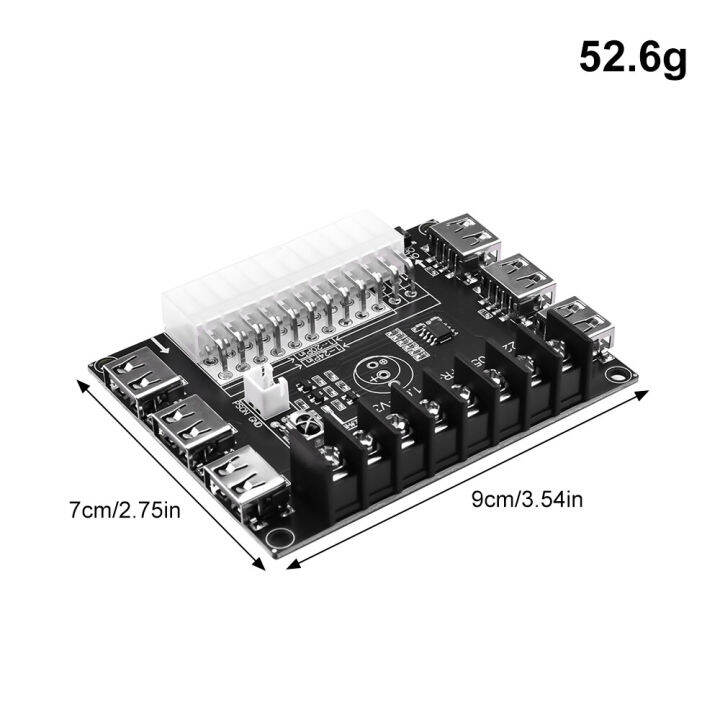 pcbfun-ตัวเชื่อมต่อพาวเวอร์ซัพพลาย-sata-atx-อะแดปเตอร์แหล่งจ่ายไฟหลากหลายแผงพลังงานแบบซิงโครนัส