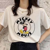 ฤดูร้อนน่ารักคลาสสิก Mickey Mouse พิมพ์ TShirt ผู้หญิงการ์ตูน Graphic Tee ตลก Harajuku Disney เสื้อยืด Unisex เสื้อแฟชั่น S-5XL