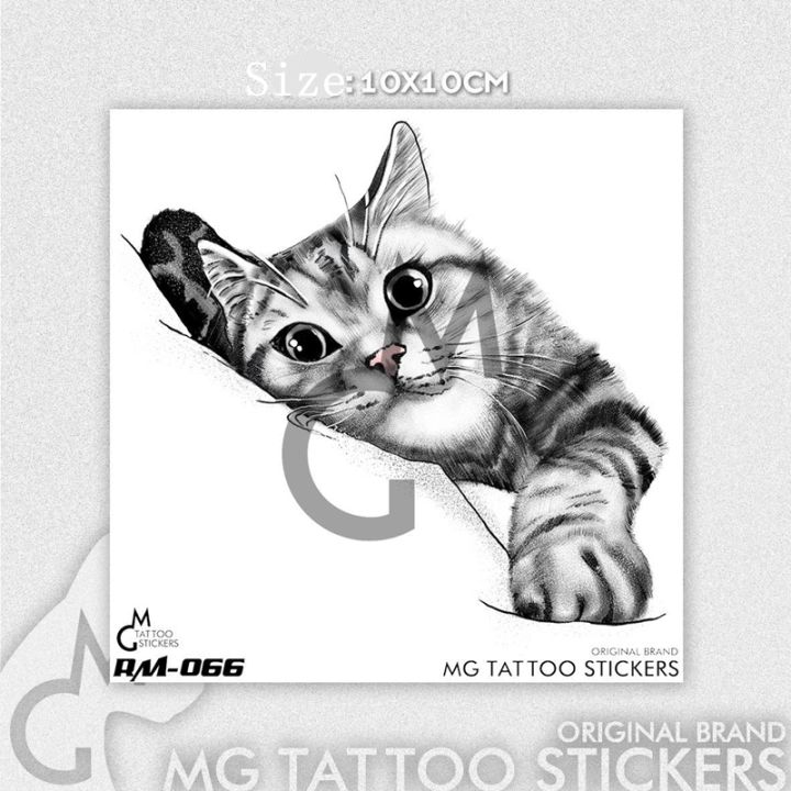 tatoo-waterproof-cat-japanese-cute-pet-arm-semi-permanent-tattoo-cat-animal-funny-tattoo-sticker-temporary-tattoos-for-men-women