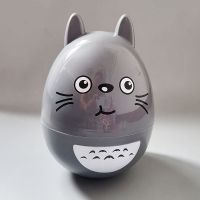 《Huahua grocery》 Chinchilla Piggy Money Box Tumbler Roly Poly Cartoon Galesaur Cat Cash Drawee Totoro Coin Bank Home Decoration Kids Party Giftเงินและธนาคาร