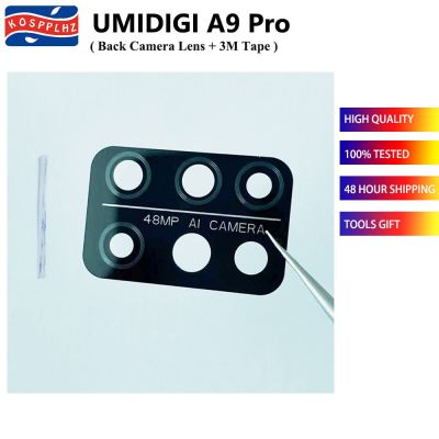 ต้นฉบับใหม่สําหรับ UMIDIGI A7 Pro Back Camera Lens Replacement สําหรับ UMIDIGI A9 Pro Back Camera Glass Cover Lens + Glue