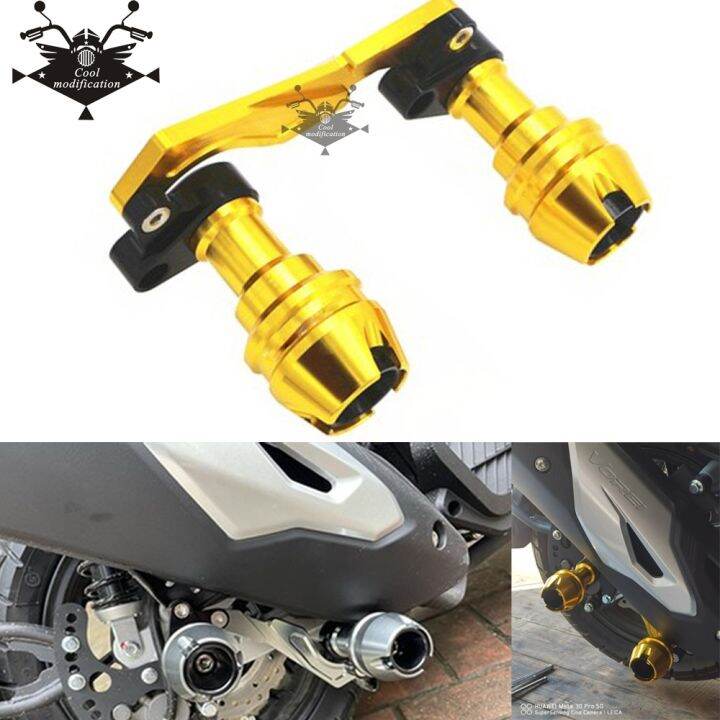 CNC Modified Motorcycle Decoration Accessories Exhaust Pipe Anti drop