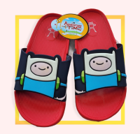 SCPPLaza รองเท้าแตะเด็ก รองเท้าแตะเด็กแบบสวม Adventure time Jake Finn เจค ฟิน พร้อมส่ง