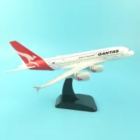 JASON TUTU 20เซนติเมตรเครื่องบินรุ่นเครื่องบินรุ่น Qantas แอร์บัส A380เครื่องบินรุ่น1:200 D Iecast โลหะเครื่องบินเครื่องบินของเล่นของขวัญ