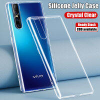 เคสป้องกันซิลิโคนเจลลี่ใสบางใสกันกระแทกสำหรับ Vivo V15 Pro 1818ปกป้องตัวเครื่องด้านหลังโปร่งใส