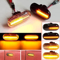 สำหรับ Dacia Duster Renault Megane 1 Clio1 2 KANGOO ESPACE สมาร์ท Fortwo 453ด้านข้าง Marker Fender Light LED แบบไดนามิกไฟเลี้ยว