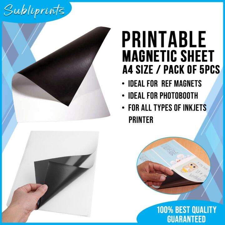 5pcs Printable Magnetic Sheet A4 | Lazada PH