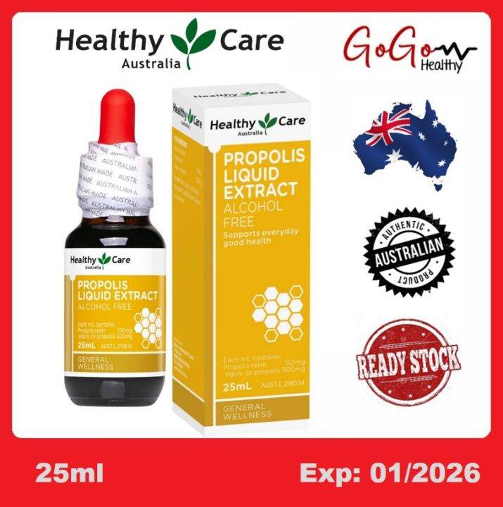 Healthy Care Propolis Liquid Extract Alcohol Free 25ml Lazada