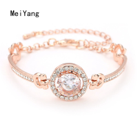 MeiYang แฟชั่น Zircon Multi-Layer สร้อยข้อมือกำไลข้อมือกำไลข้อมือพลอยเทียมสำหรับผู้หญิงของขวัญ