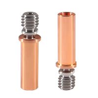 【LZ】✴  2Pcs TC4 Heatbreak Bimetal Garganta Bico de Titânio e Cobre para Mega S Mega Pro Impressora 3D Vyper Upgrade Todo o Metal Suave