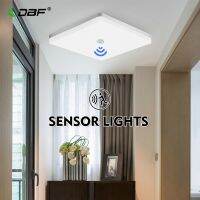 [HOT QQZIWWUJJWG 104] [DBF]Ultra Thin Square LED โคมไฟเพดานห้องนั่งเล่น110V 220V 36W 24W 18W Smart Human Motion Sensor โคมไฟเพดานสำหรับห้องนอน