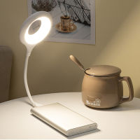 LED Table Lamp Portable Night Light Lamp Freely Foldable Desk Lamp 5V USB Lamp Super Bright Ring Light Non Strobe Eye Protection