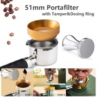 51mm Portafilter Compatible with Breville Barista Series Machines with Dosing Funnel Ring Coffee Tamper Espresso Accessories