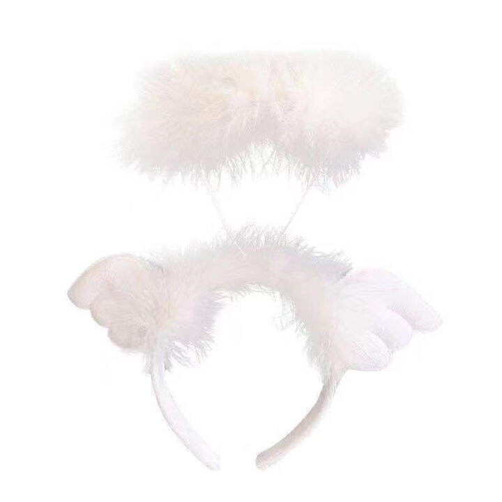 anime-cosplay-hair-accessory-feather-glowing-headpiece-fairy-hair-hoop-glowing-headband-angel-wings-headband