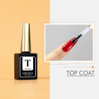 COSCELIA Top Coat 10Ml 1Pc ไม่เช็ดเจลคงทน Soak Off UV โคมไฟ LED สำหรับเล็บและเสริมสร้าง