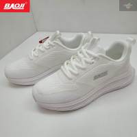 BAOJI ของแท้ 100% รองเท้าผ้าใบหญิง รองเท้าวิ่ง รุ่น BJW916 สีขาว SIZE 37-41