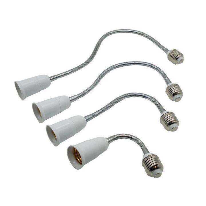 Flexible E27 to E27 LED Lamp Base Bulb Socket Extender Extension Light Holder Converter Lighting