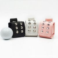 Golf Bag Sports Supplies Storage Pouch Handbag Clutch Bag Golf Rivet Bag for Golf Balls