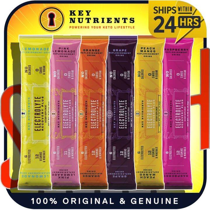 Key Nutrients Electrolytes Powder Zero Calorie Electrolyte Powder Lazada