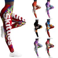 Sport Leggings Women 3D Snacks Printing Tights Yoga Pants Gym Leggin Ladies Seamless Leggins for Female Leginsy Sexy Legins 2022